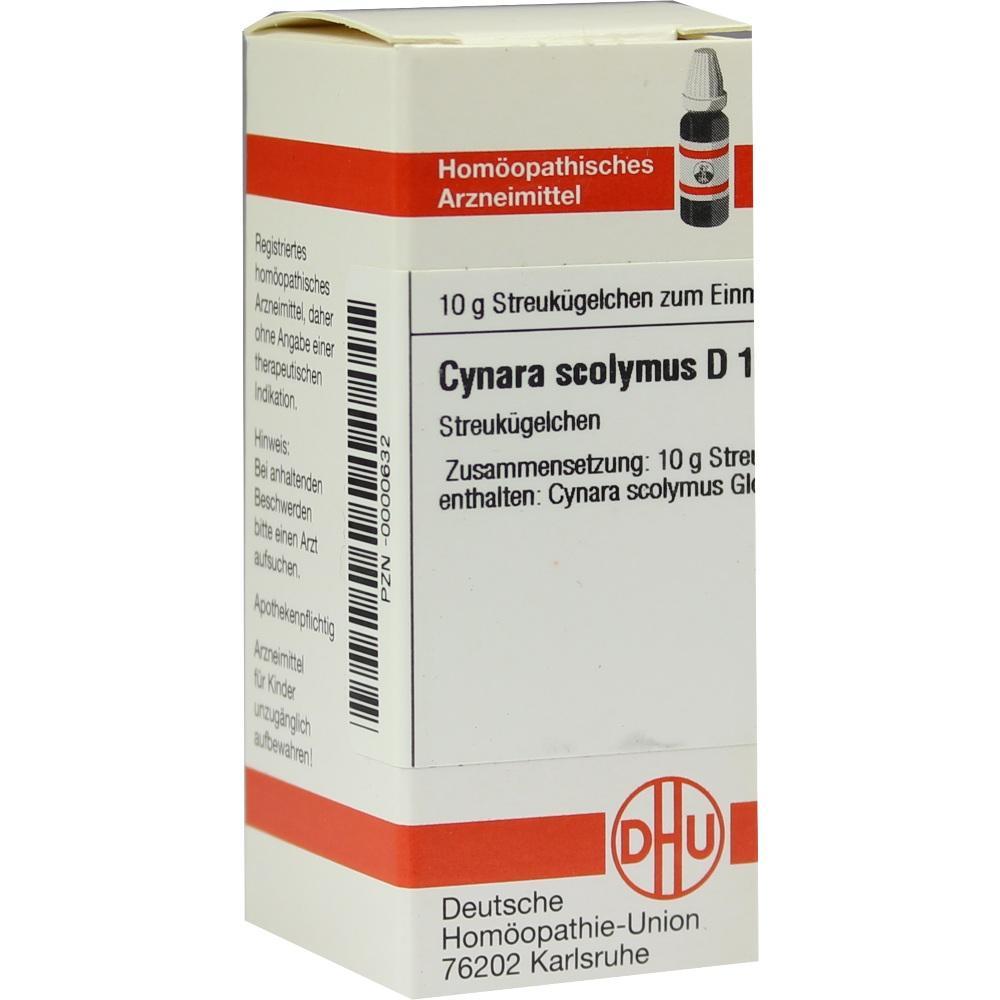 Schachtel mit hom&ouml;opathischen Streuk&uuml;gelchen von Cynara scolymus.