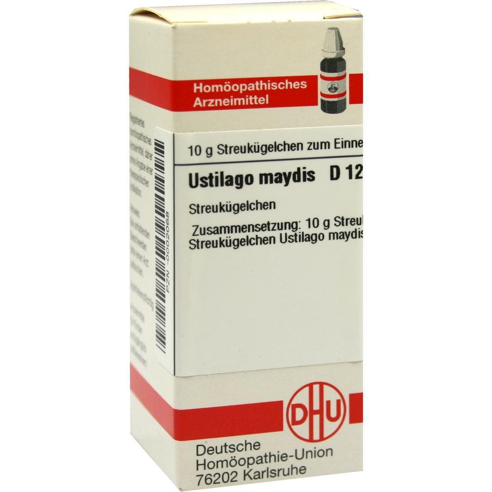 Eine Verpackung f&uuml;r hom&ouml;opathische Streuk&uuml;gelchen von DHU.