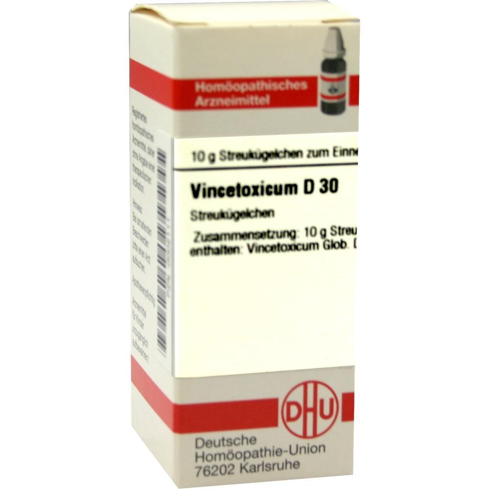 Wei&szlig;e Schachtel mit hom&ouml;opathischem Mittel "Vincetoxicum D 30".