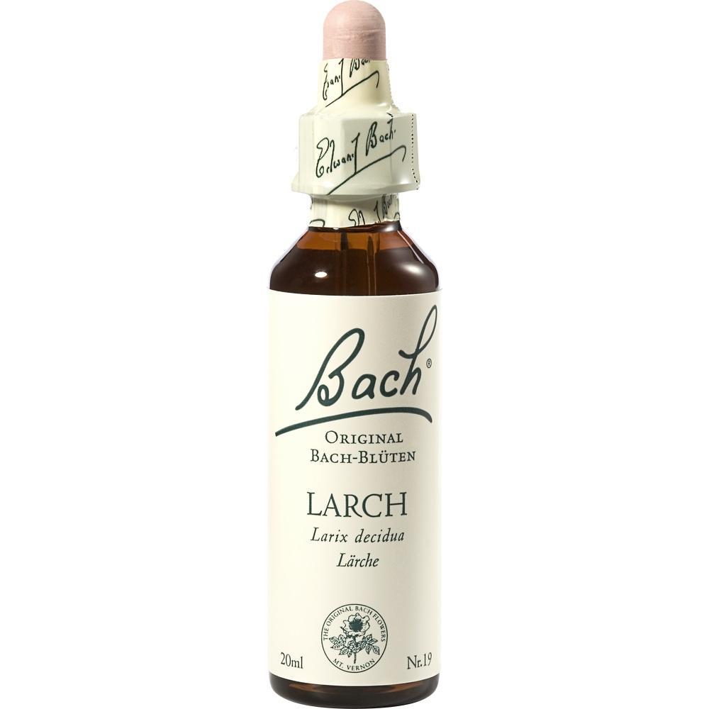 Braune Flasche mit Bach-Bl&uuml;ten-Essenz und wei&szlig;em Etikett.