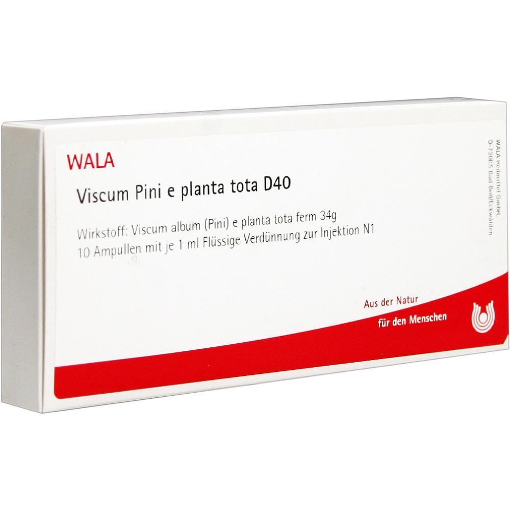 Eine Schachtel mit homöopathischen Ampullen von WALA.