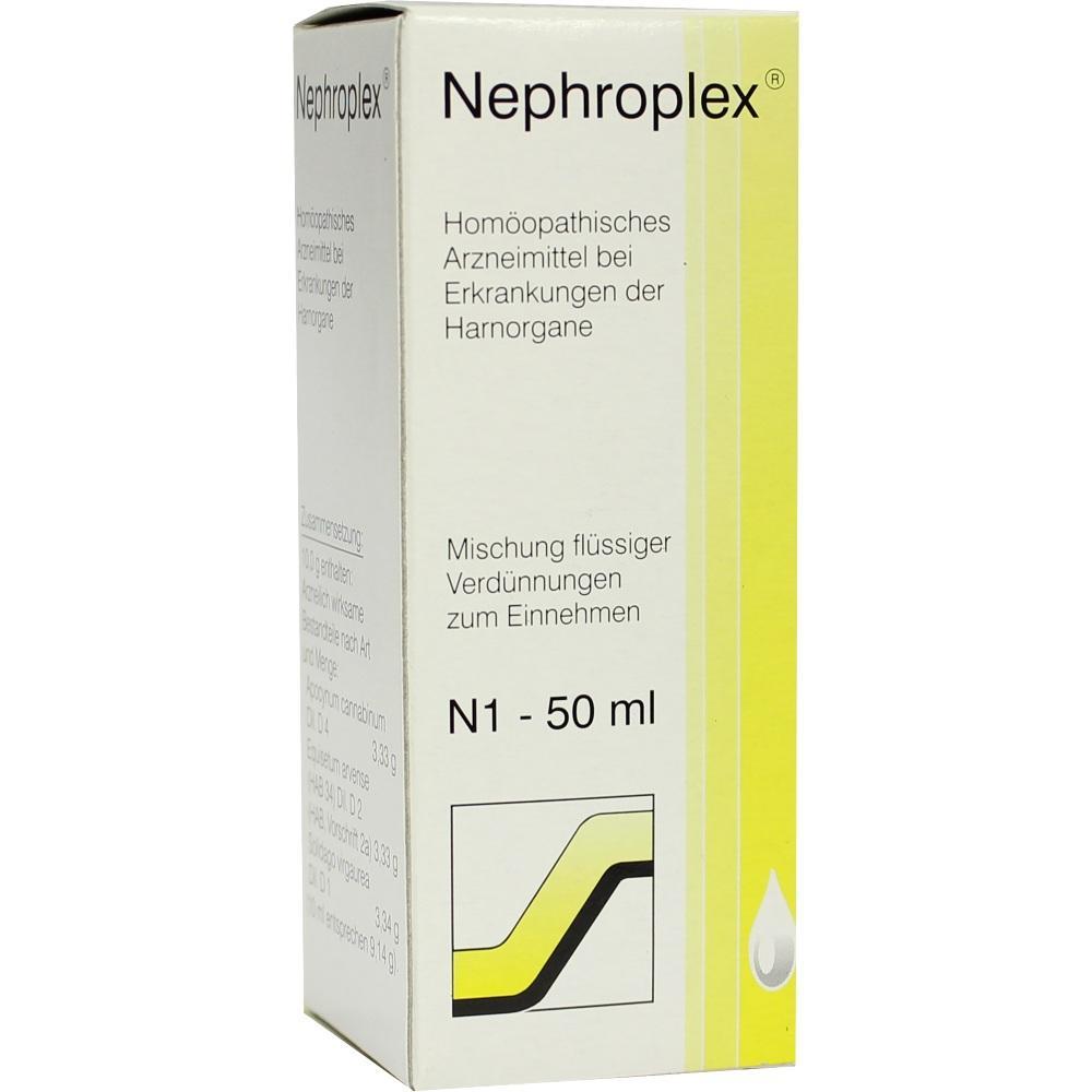 Packung eines hom&ouml;opathischen Arzneimittels f&uuml;r die Harnorgane, 50 ml Fl&uuml;ssigkeit.
