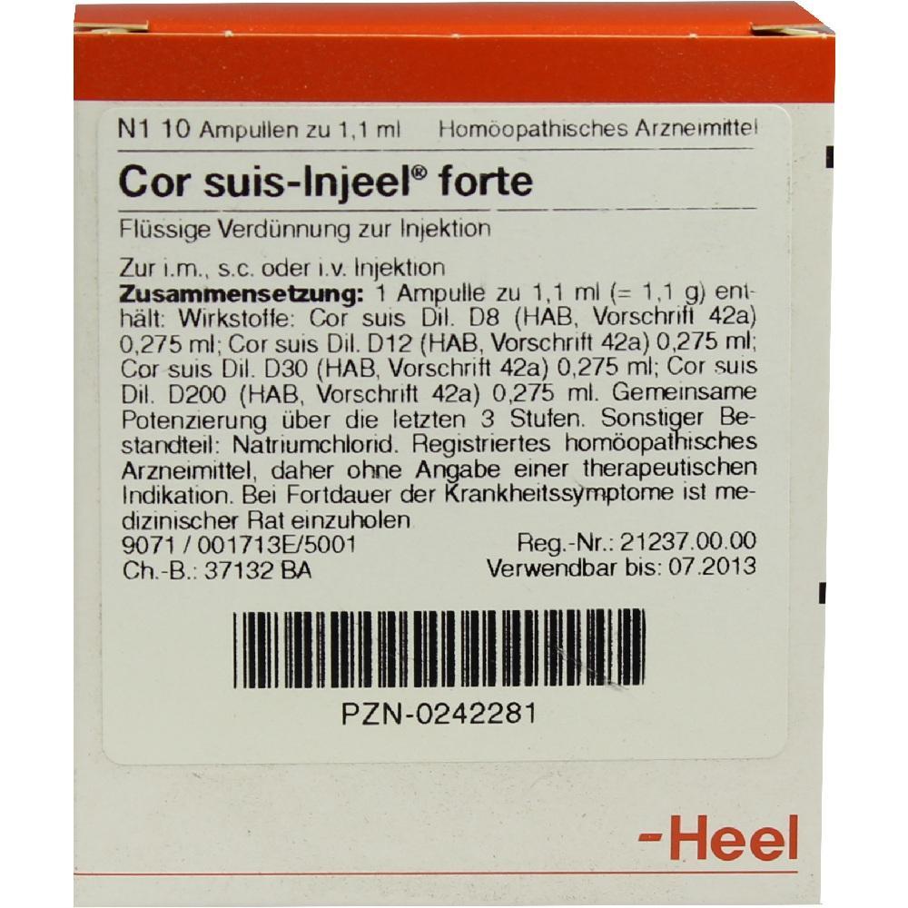 Verpackung einer hom&ouml;opathischen Arznei mit Zusammensetzung und Verfallsdatum.