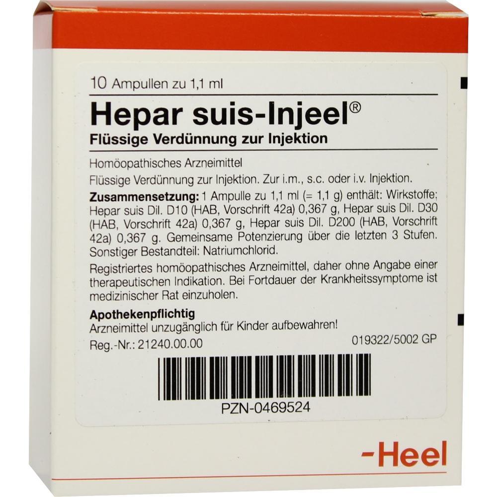 Die Verpackung zeigt ein hom&ouml;opathisches Arzneimittel zur Injektion.