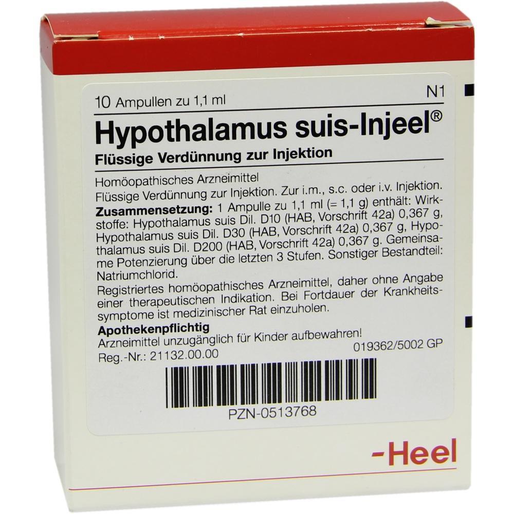 Packung von hom&ouml;opathischem Arzneimittel zur Injektion mit 10 Ampullen.