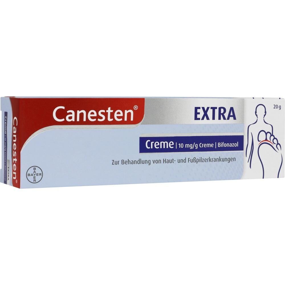 Canesten Extra Creme zur Behandlung von Haut- und Fu&szlig;pilzerkrankungen in einer 20g Tube.