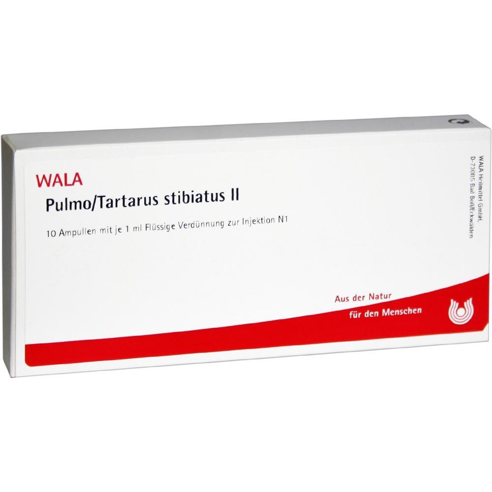 Eine weiße Packung mit roten Akzenten enthält Ampullen zur Injektion.