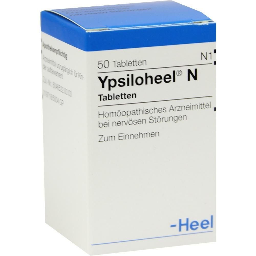 Eine Packung hom&ouml;opathische Tabletten namens Ypsiloheel N.