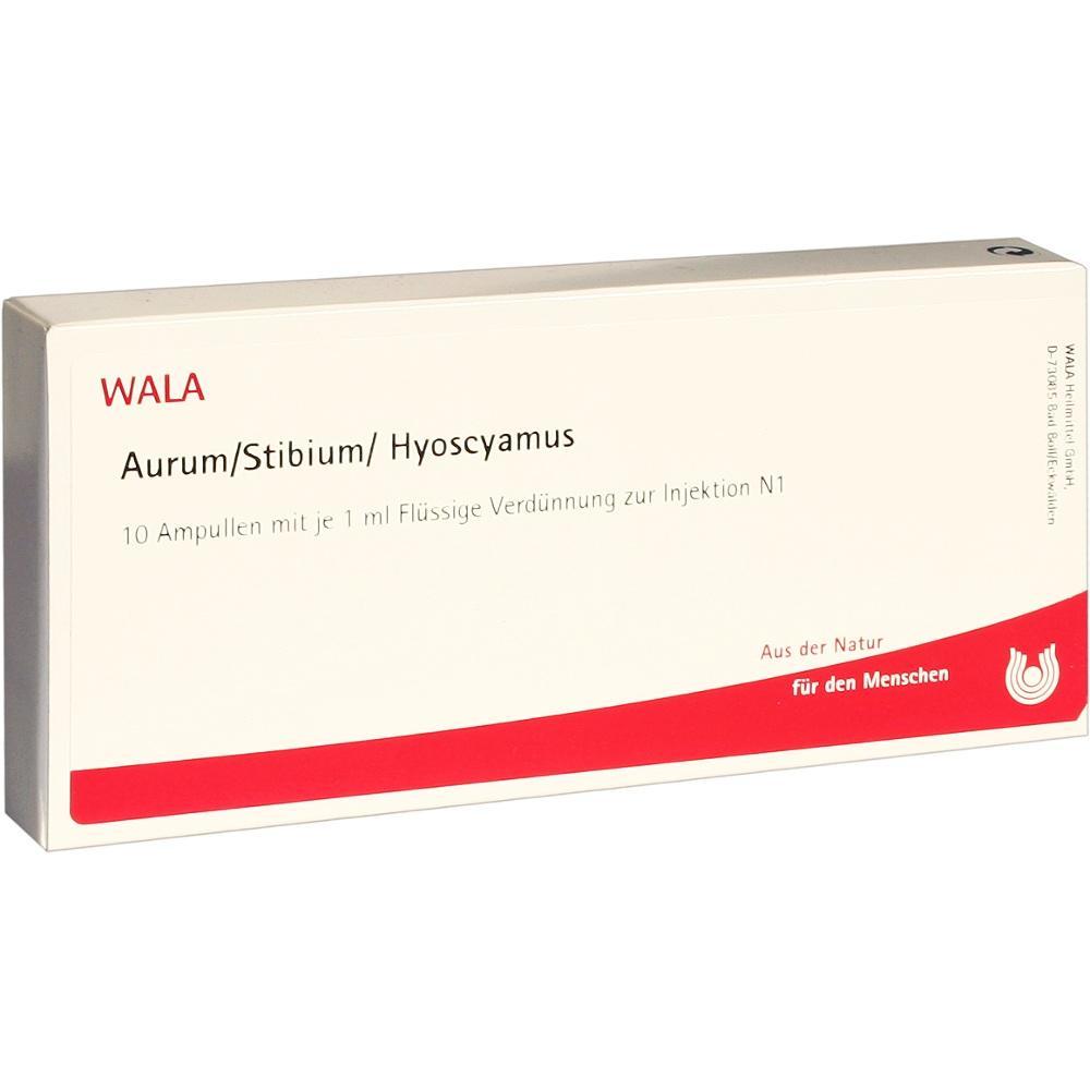 Schachtel mit Ampullen der Marke WALA für Injektionen.