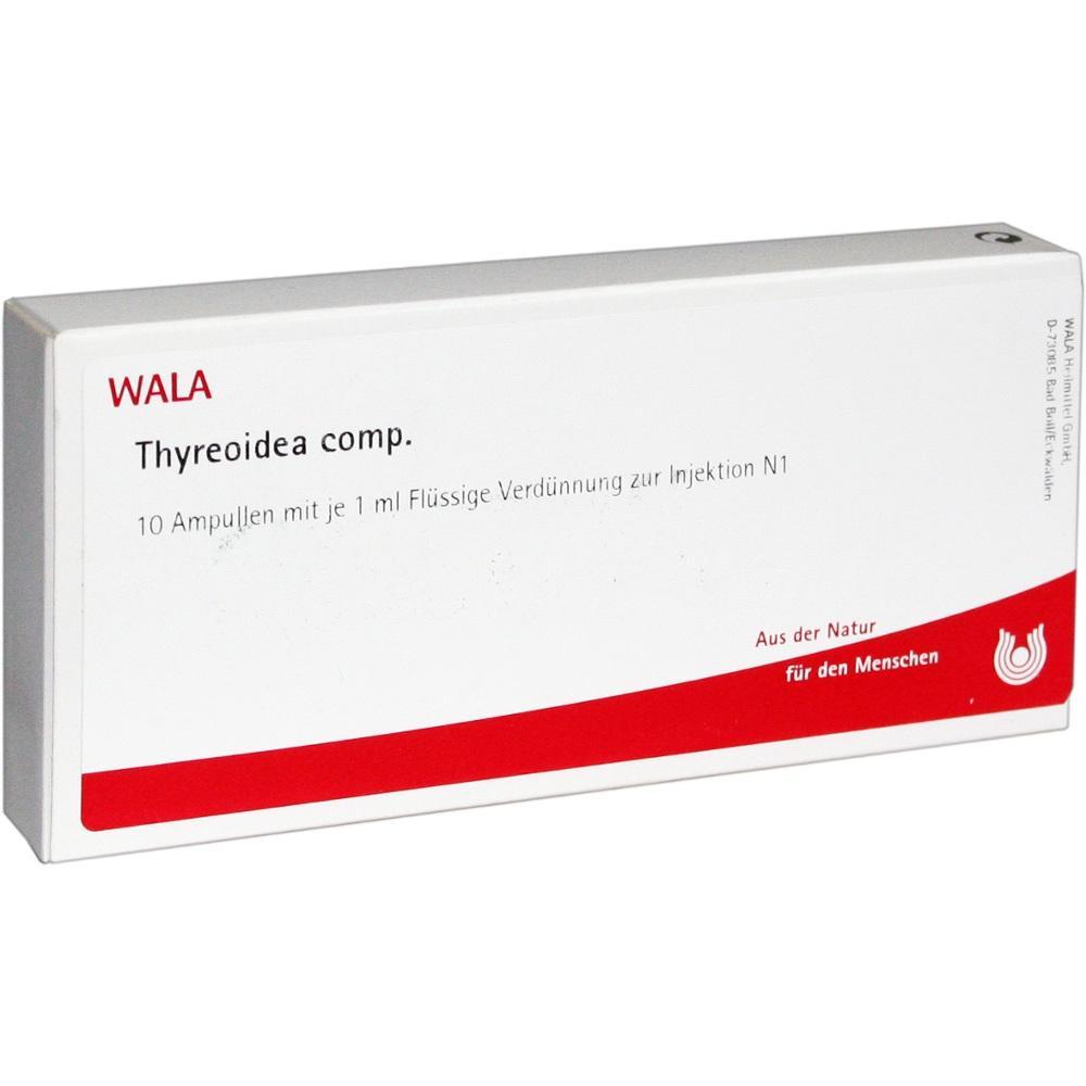 Eine wei&szlig;e Medikamentenschachtel mit rotem Streifen und Text.