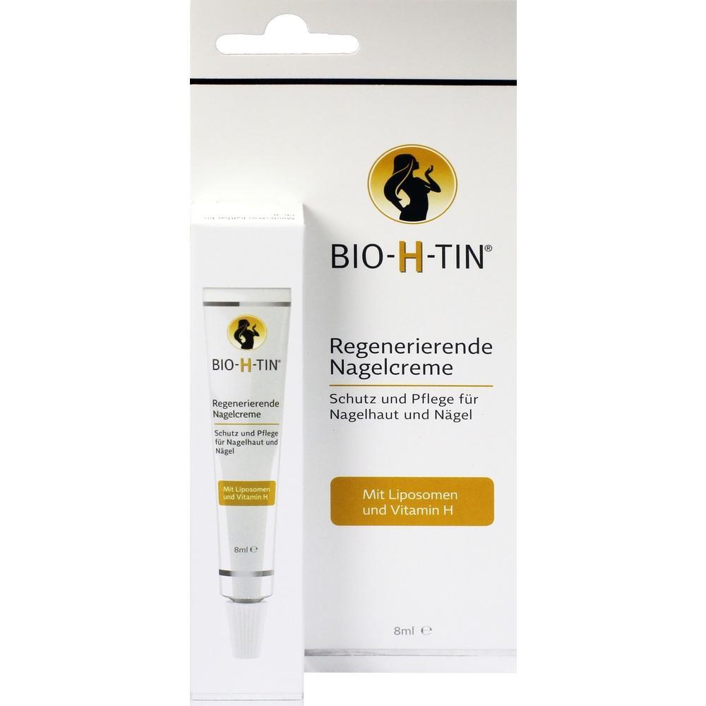 Eine Tube Nagelcreme von BIO-H-TIN f&uuml;r die Pflege von N&auml;geln und Nagelhaut.