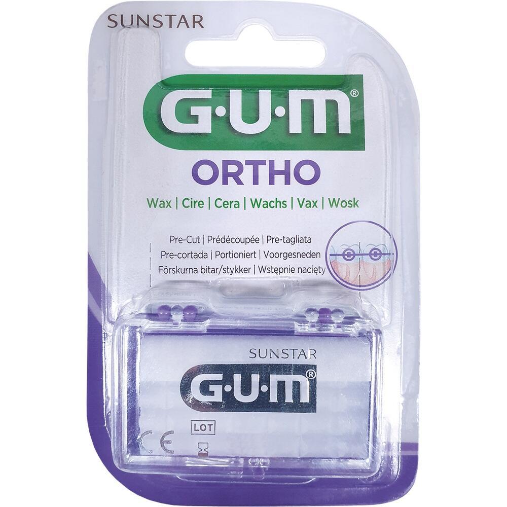 Verpackung von GUM Ortho Wachs f&uuml;r Zahnspangen.