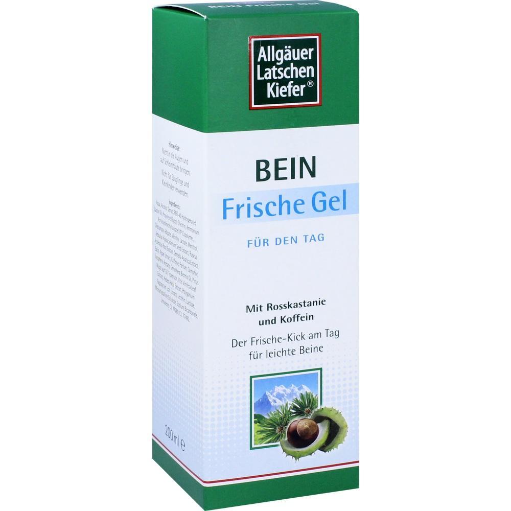 Verpackung eines Frische-Gels für die Beine mit Rosskastanie und Koffein.