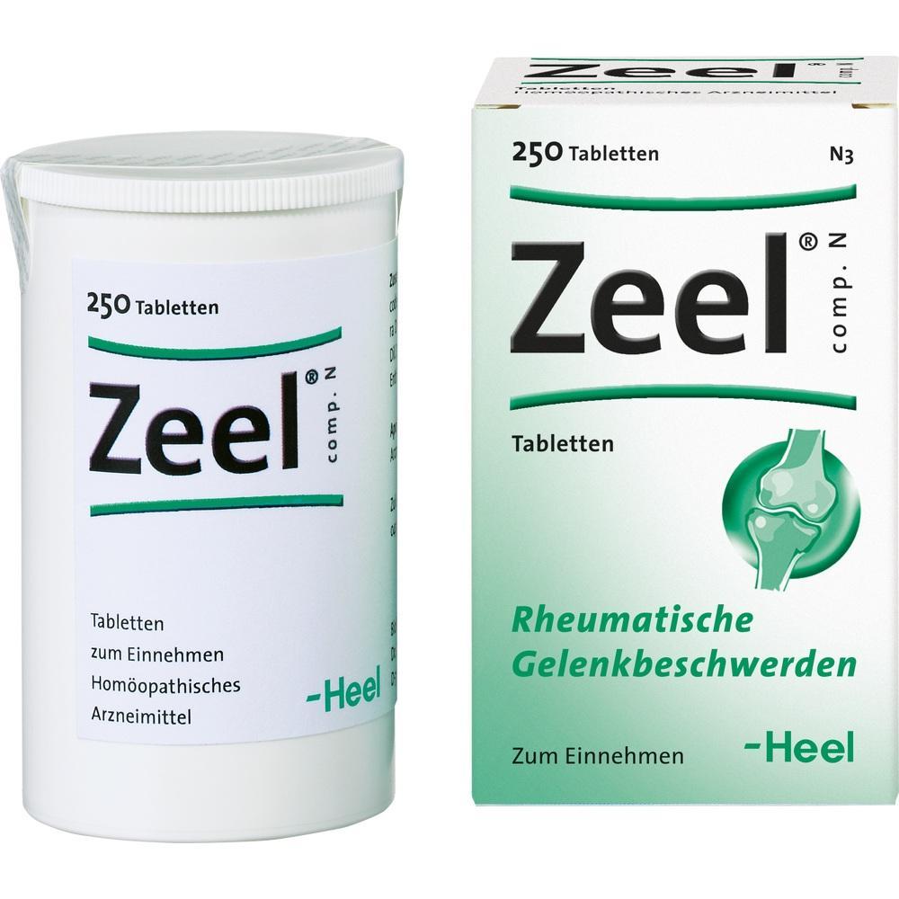 Zwei Packungen Zeel-Tabletten f&uuml;r rheumatische Gelenkbeschwerden.