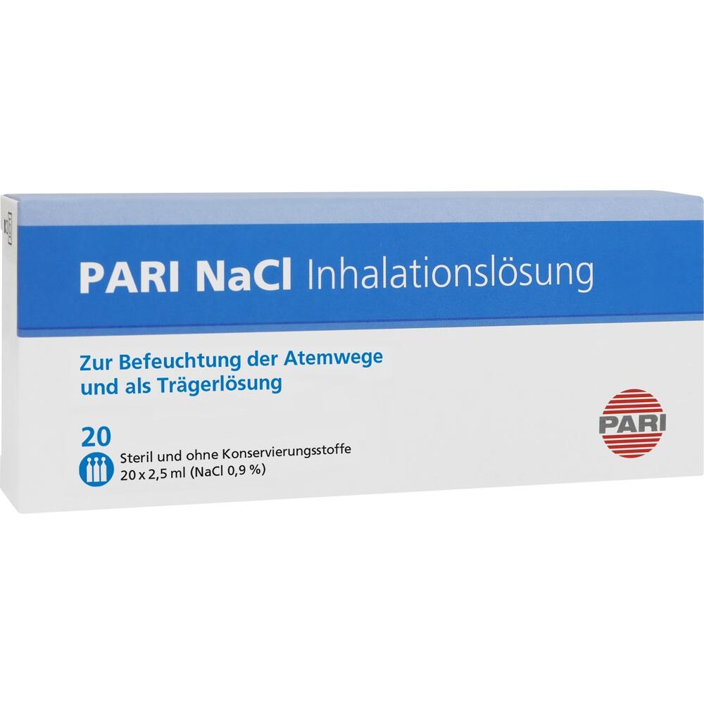Die Packung zeigt eine Inhalationsl&ouml;sung zur Befeuchtung der Atemwege.
