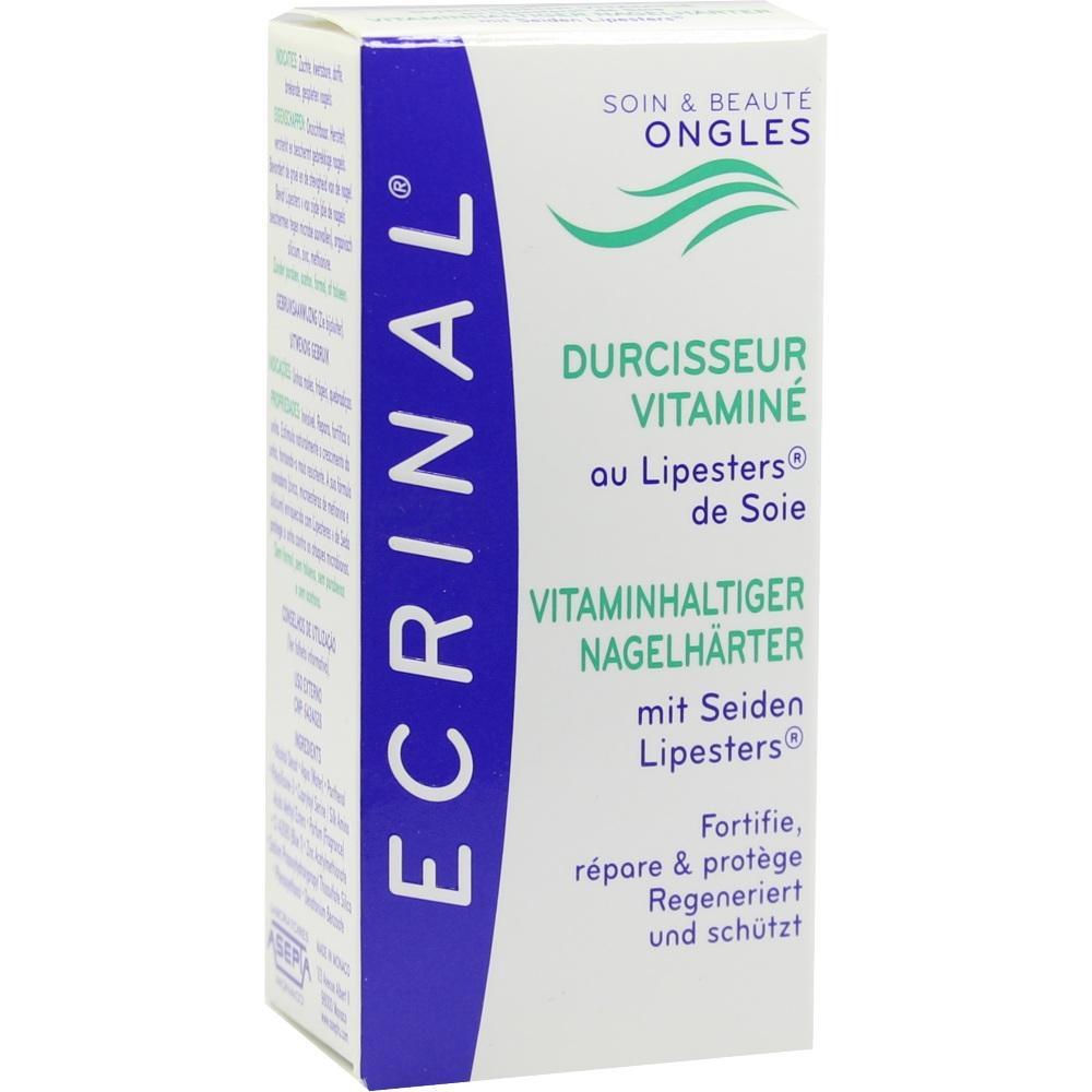 Die Packung zeigt einen Nagelh&auml;rter mit Vitaminen von Ecrinal.