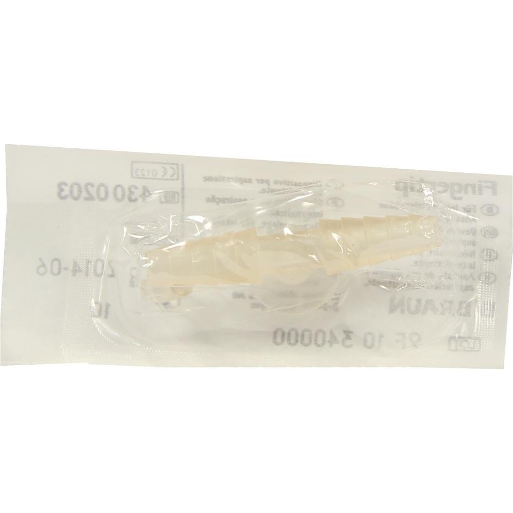 Ein medizinisches Ger&auml;t in einer durchsichtigen Verpackung.