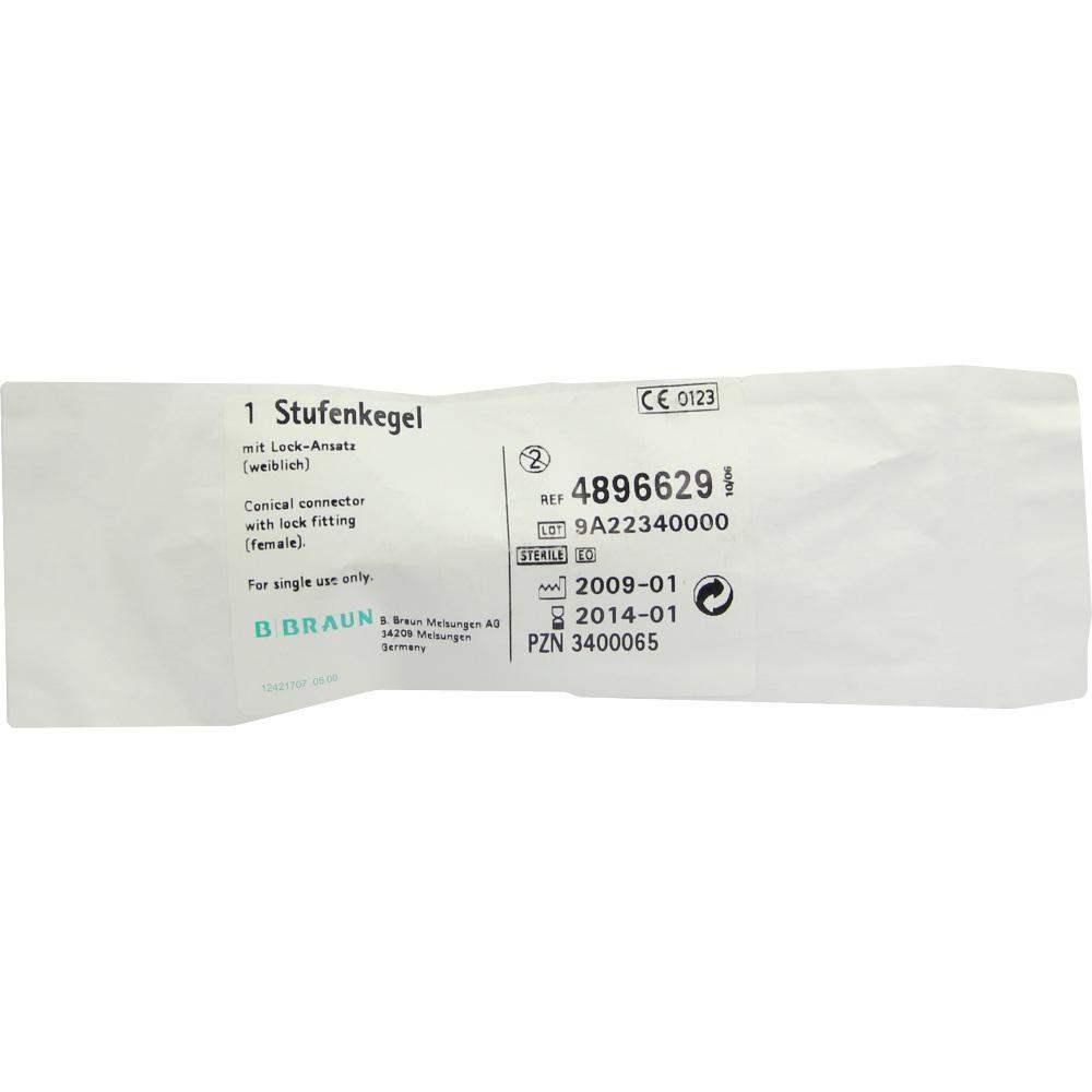 Weiße Verpackung mit Text und Aufdruck von B. Braun.