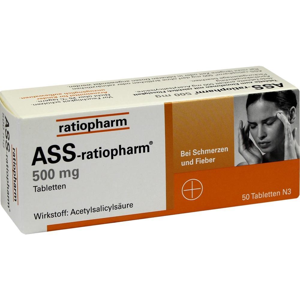 Eine Verpackung von Aspirin-Tabletten f&uuml;r Schmerzen und Fieber.