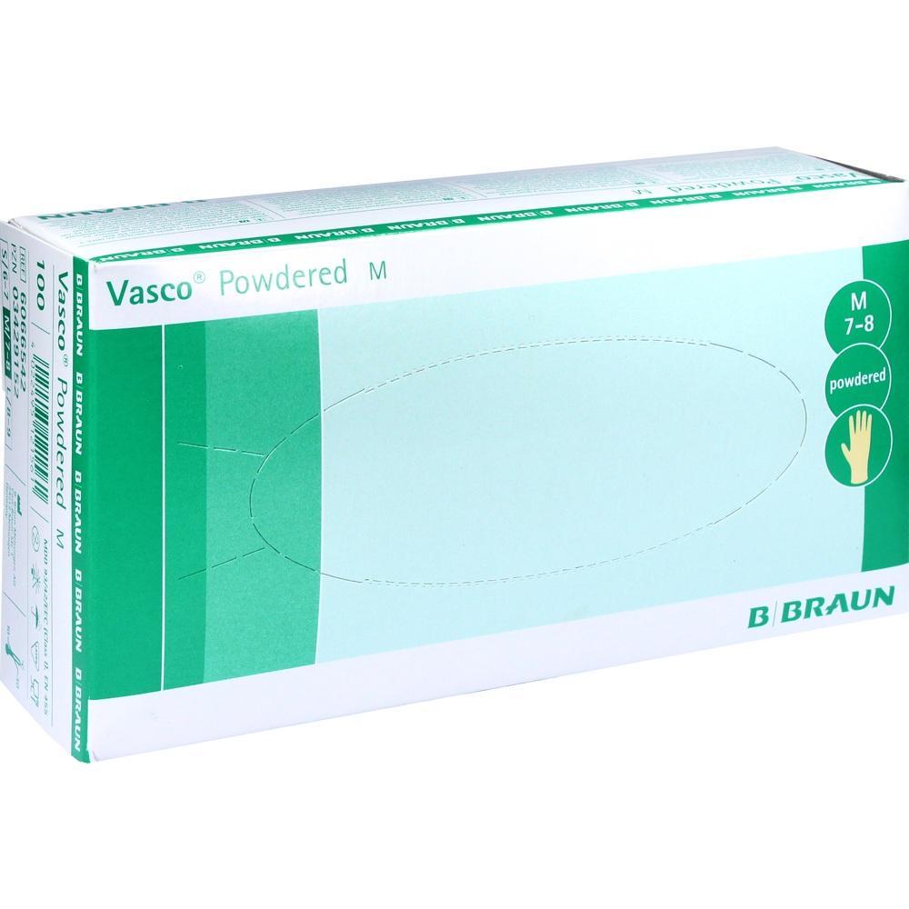 Weiße Schachtel mit grüner Aufschrift und einem Handzeichen darauf.