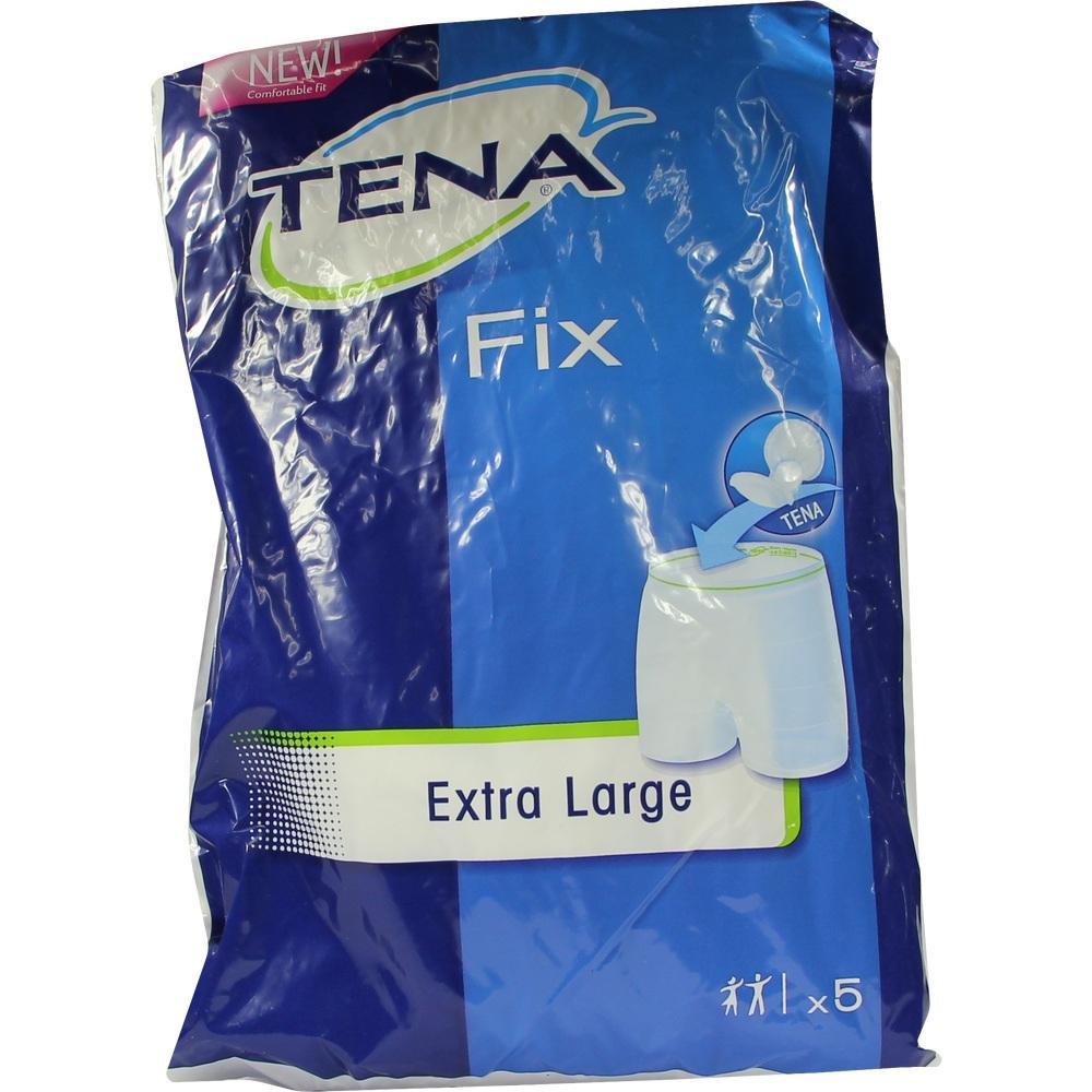 Eine Packung Tena Fix Unterhosen in Gr&ouml;&szlig;e Extra Large.