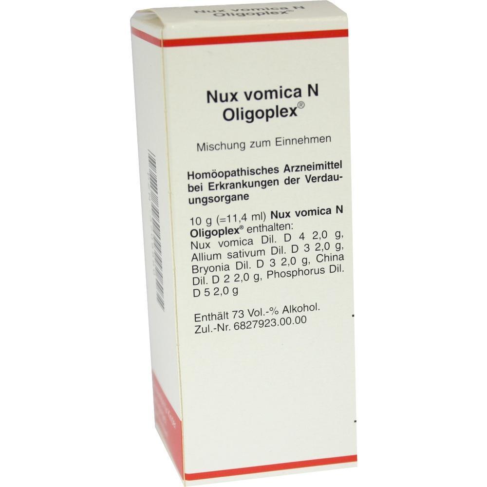 Eine Schachtel eines hom&ouml;opathischen Mittels, das zur Verdauungsunterst&uuml;tzung dient.
