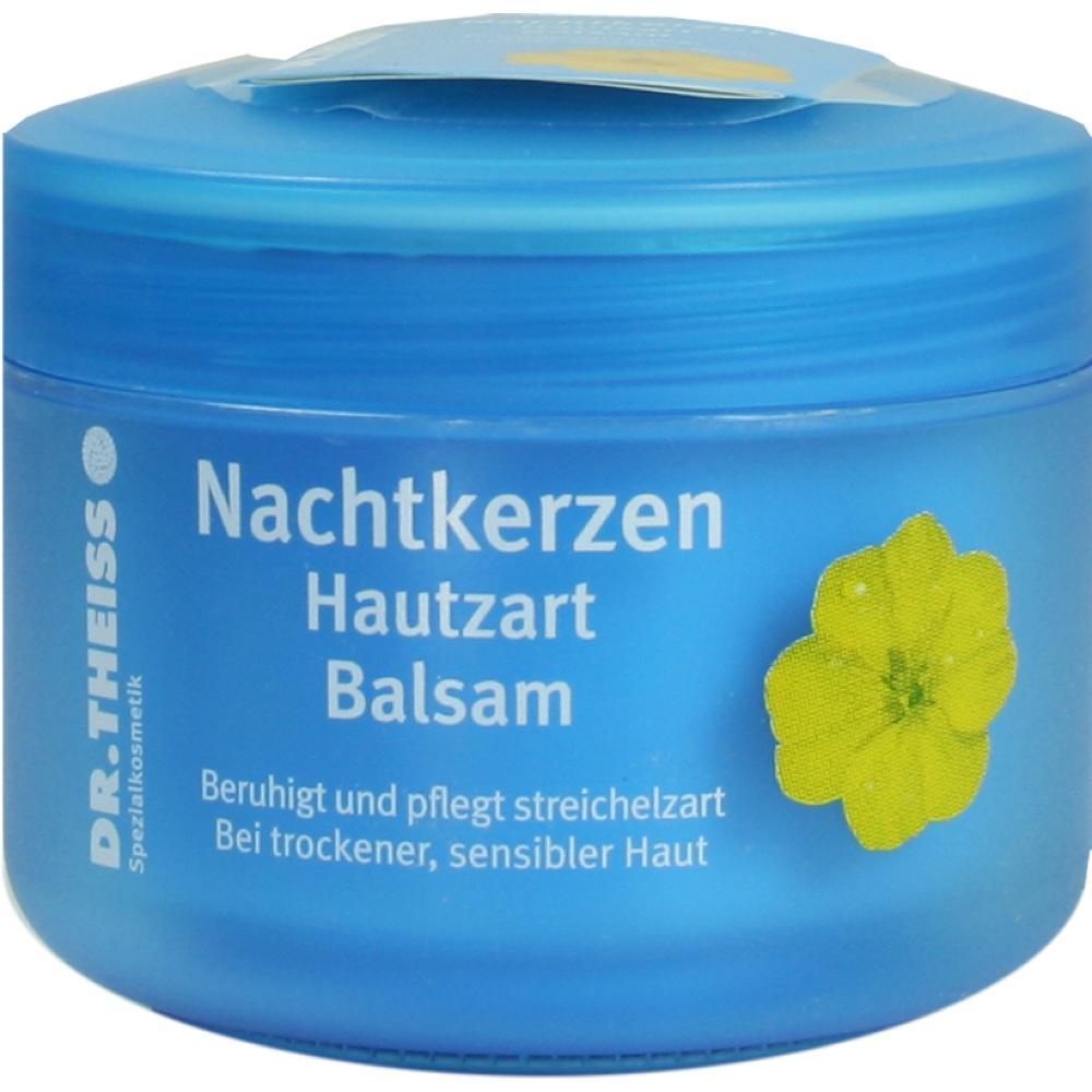 Blaue Dose mit Nachtkerzen Hautbalsam für trockene, sensible Haut.