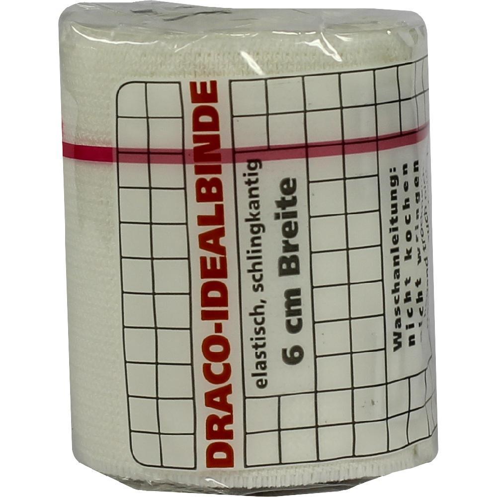 Eine elastische Verbandrolle mit 6 cm Breite ist abgebildet.