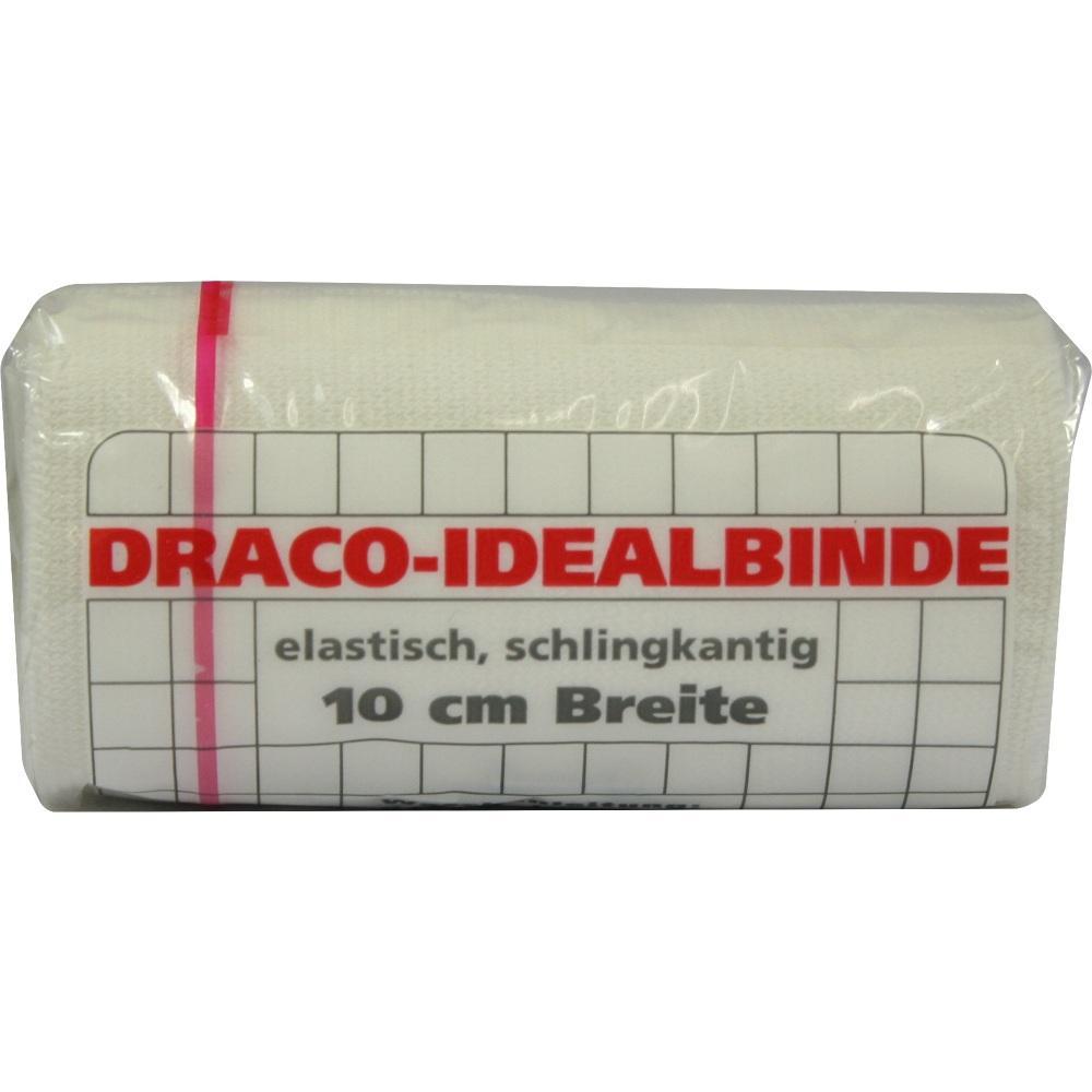 Eine wei&szlig;e, elastische Binde mit 10 cm Breite in Verpackung.
