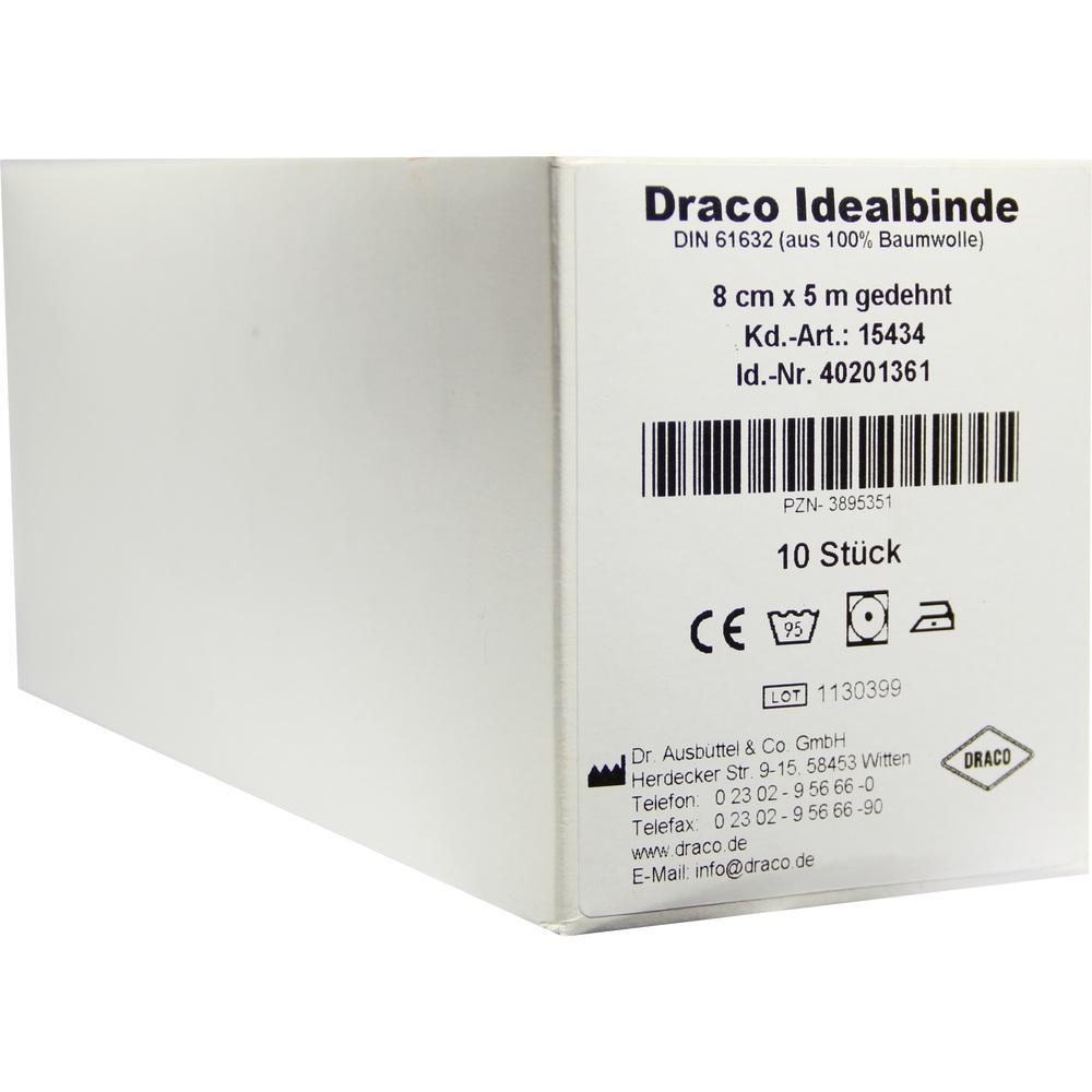 Eine wei&szlig;e Verpackung f&uuml;r elastische Binden aus Baumwolle.