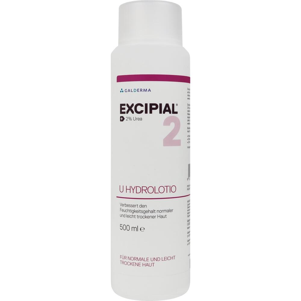 Flasche mit Excipial U Hydrolotio Lotion f&uuml;r normale und leicht trockene Haut.