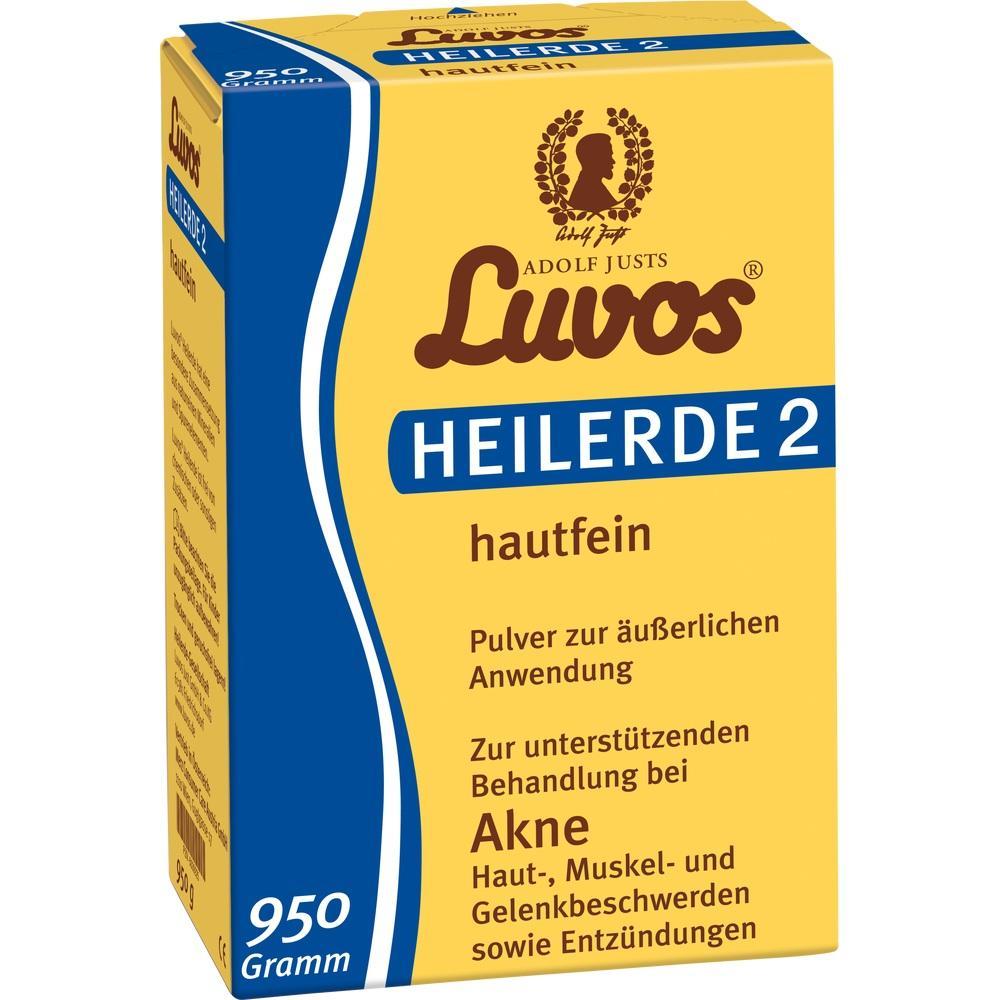 Gelbe Packung mit Heilerde-Pulver f&uuml;r Haut- und Gelenkbehandlung.