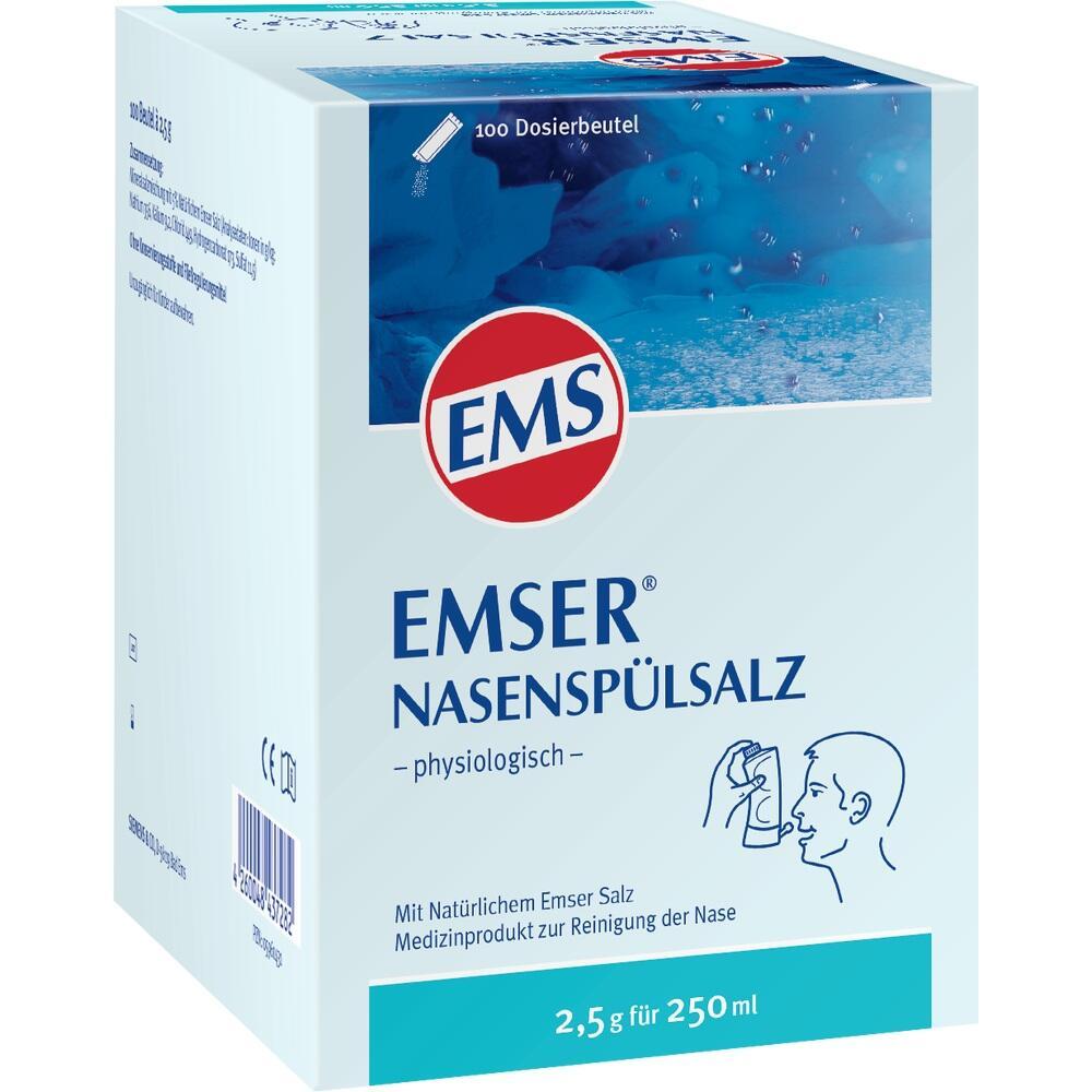 Verpackung von Emser Nasensp&uuml;lsalz f&uuml;r die Reinigung der Nase.