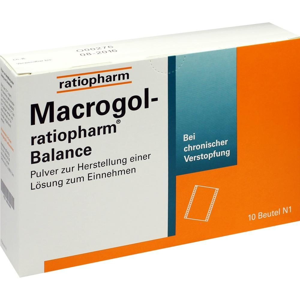 Verpackung von Abf&uuml;hrmittel gegen chronische Verstopfung von Ratiopharm.