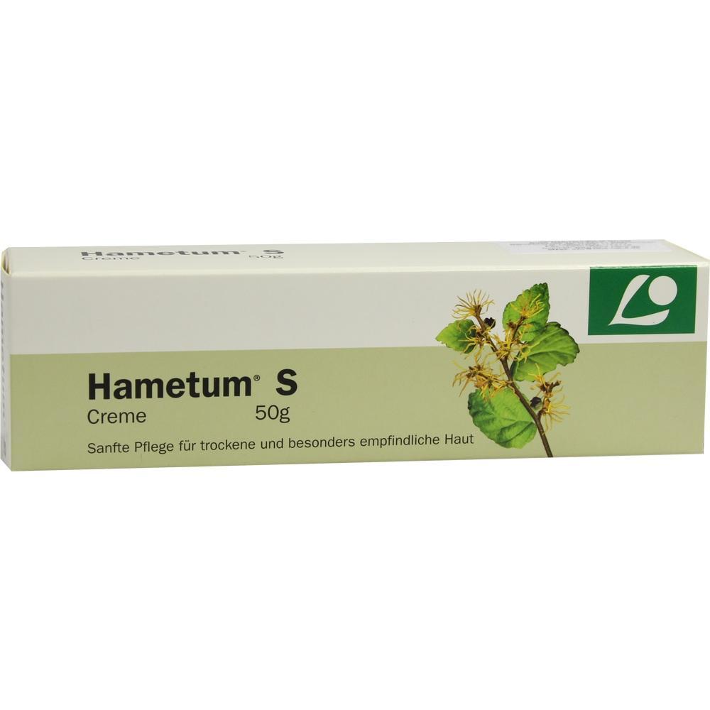 Eine Packung "Hametum S" Creme für trockene und empfindliche Haut.