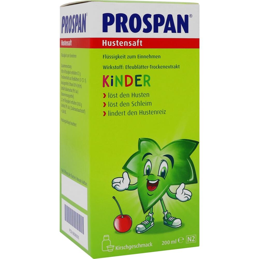 Prospan Hustensaft f&uuml;r Kinder mit Kirschgeschmack.