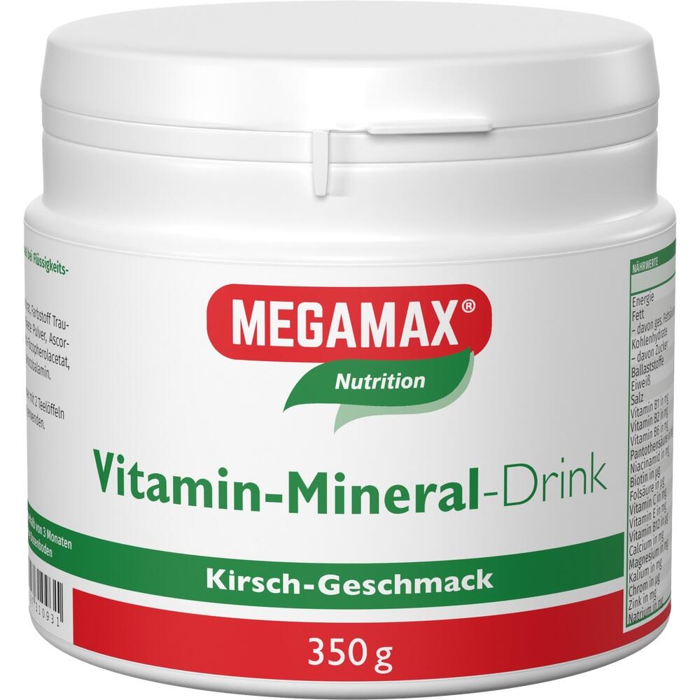 Wei&szlig;e Dose mit Kirschgeschmack Vitamin-Mineral-Drink.