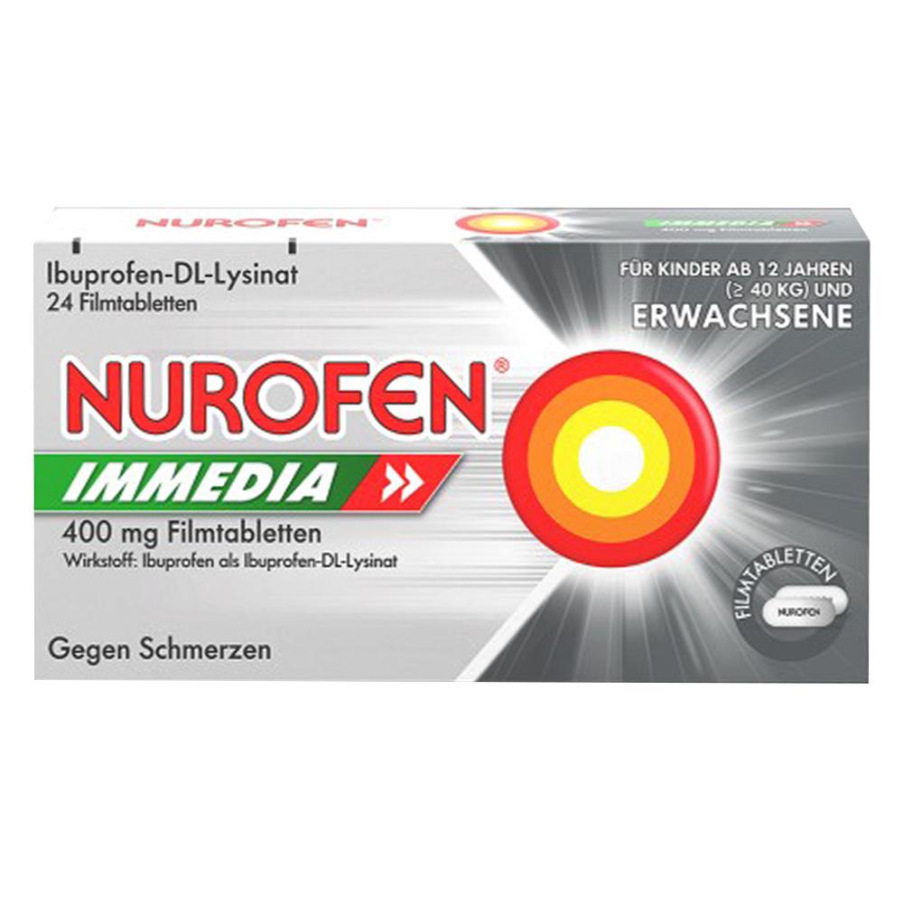 Die Verpackung zeigt Schmerztabletten für Erwachsene und Kinder ab 12 Jahren.