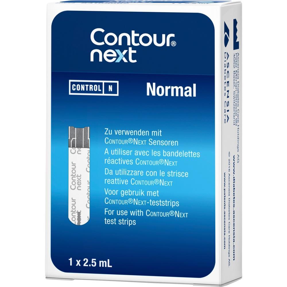 Ein blau-wei&szlig;er Karton mit Contour Next Teststreifen.