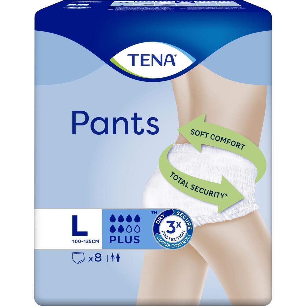Eine Packung TENA Pants Inkontinenzhosen in Gr&ouml;&szlig;e L.