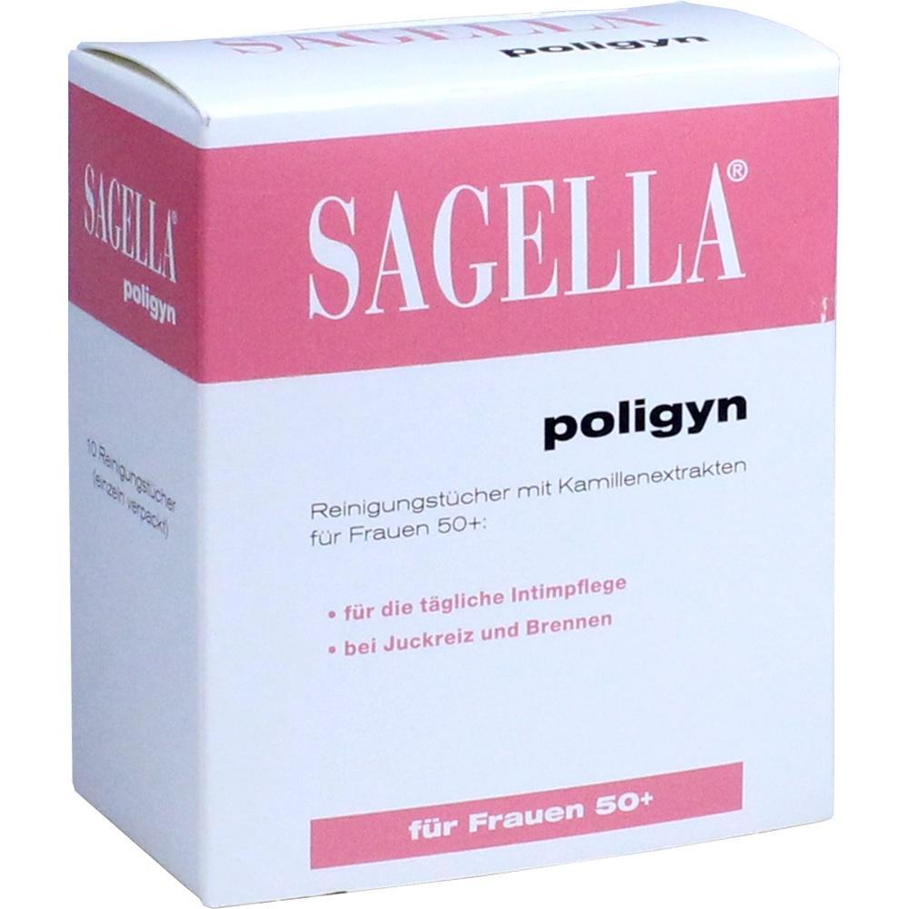 Eine Packung Sagella Reinigungst&uuml;cher f&uuml;r Frauen &uuml;ber 50.
