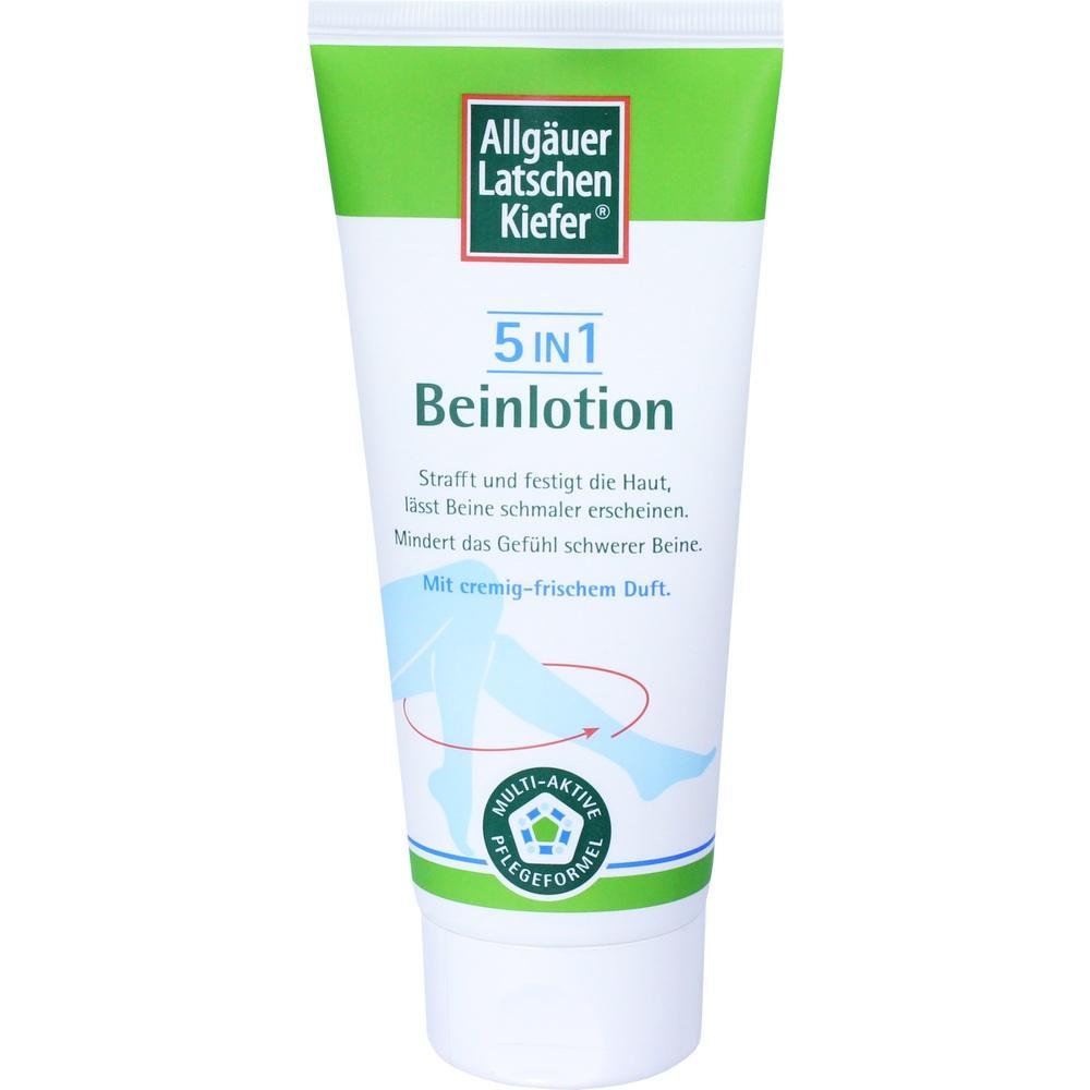 Tube mit Beinlotion zur Hautstraffung und Frischegef&uuml;hl.