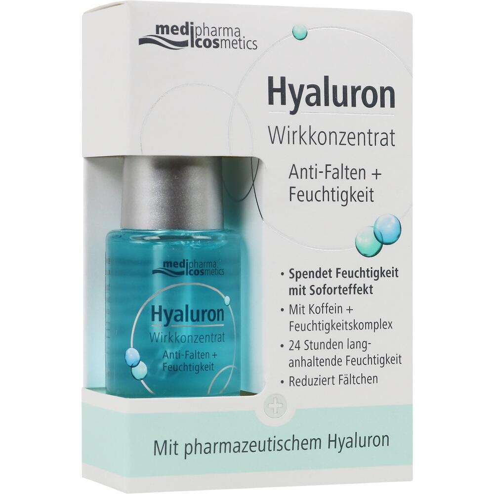 Eine Packung Hyaluron-Wirkstoff zur Feuchtigkeitspflege und Faltenreduzierung.