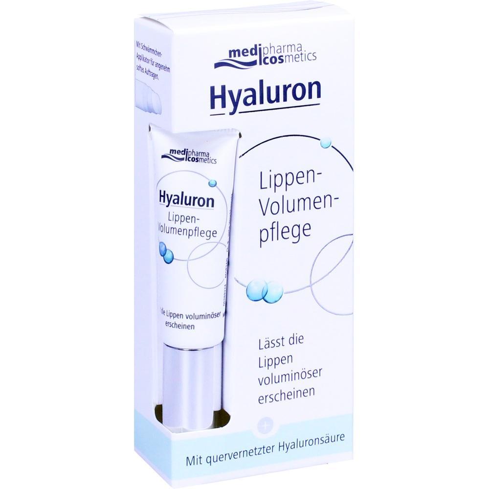 Eine Schachtel Lippenpflege mit Hyaluron f&uuml;r mehr Volumen.
