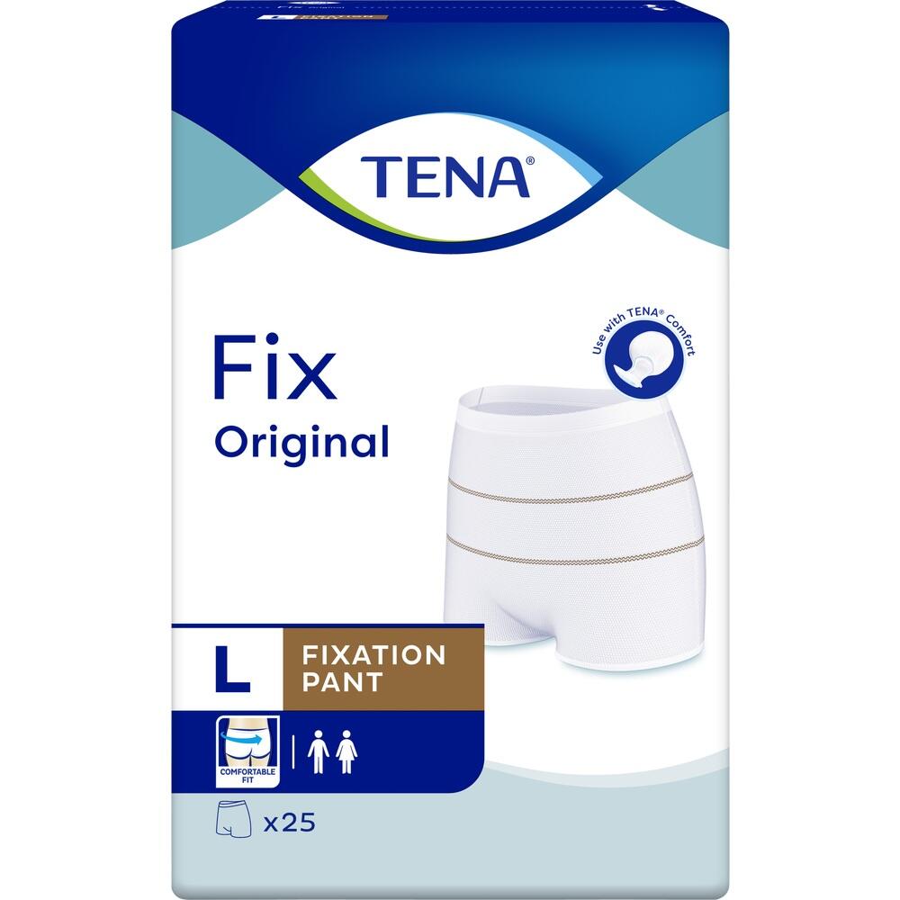 Verpackung von TENA Fix Original Fixierhosen in Gr&ouml;&szlig;e L f&uuml;r bequemen Sitz.