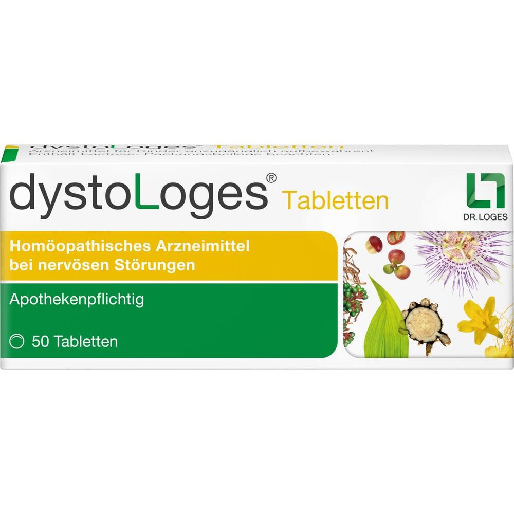 Das Bild zeigt eine Packung hom&ouml;opathischer Tabletten gegen nerv&ouml;se St&ouml;rungen.