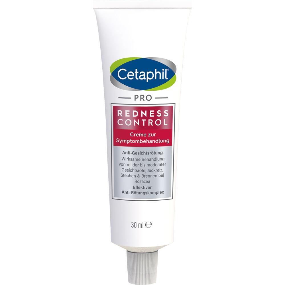 Eine weiße Tube mit Creme zur Behandlung von Rötungen auf der Haut.