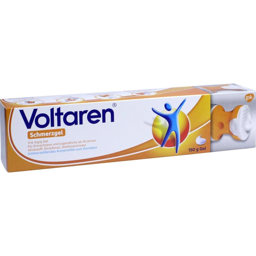 Eine Verpackung von Voltaren Schmerzgel.