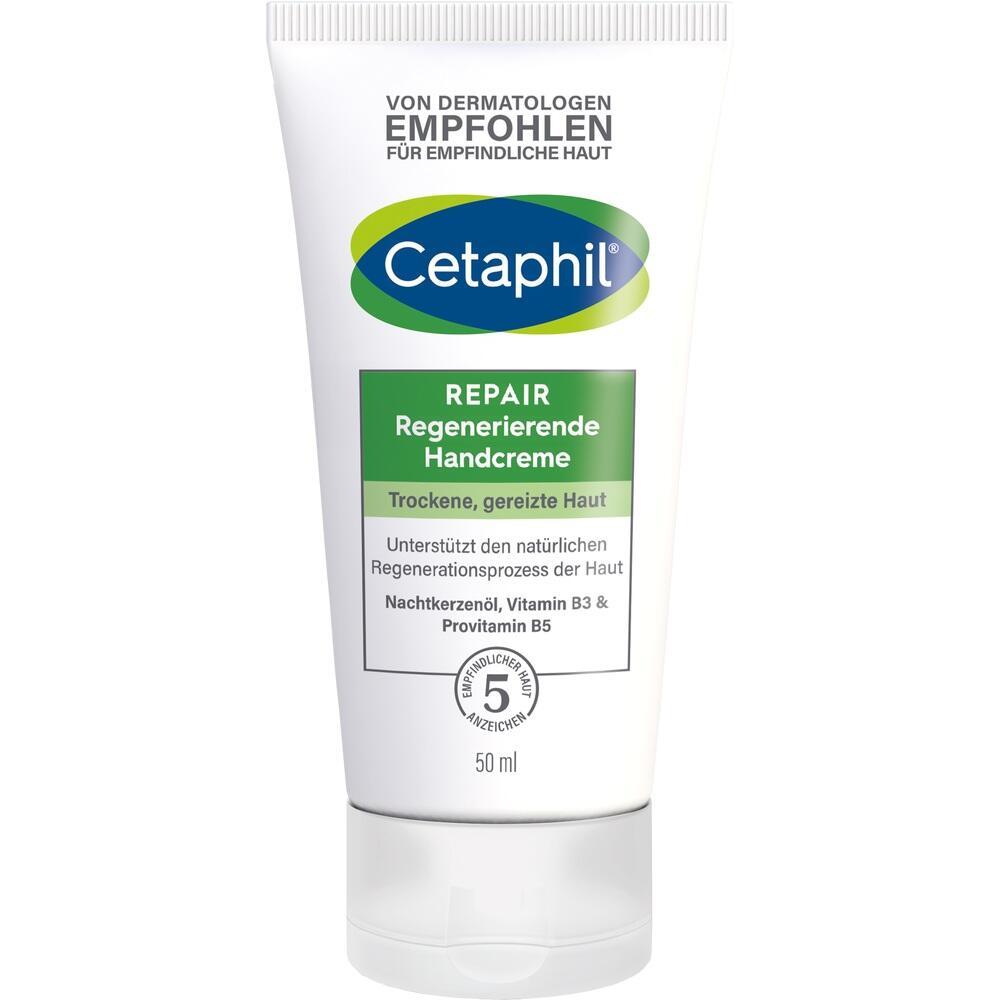 Eine Tube Cetaphil Handcreme f&uuml;r trockene Haut.