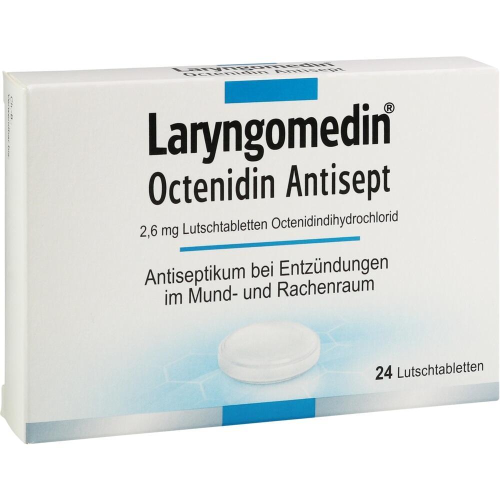 Eine Packung Lutschtabletten gegen Entz&uuml;ndungen im Mund- und Rachenraum.